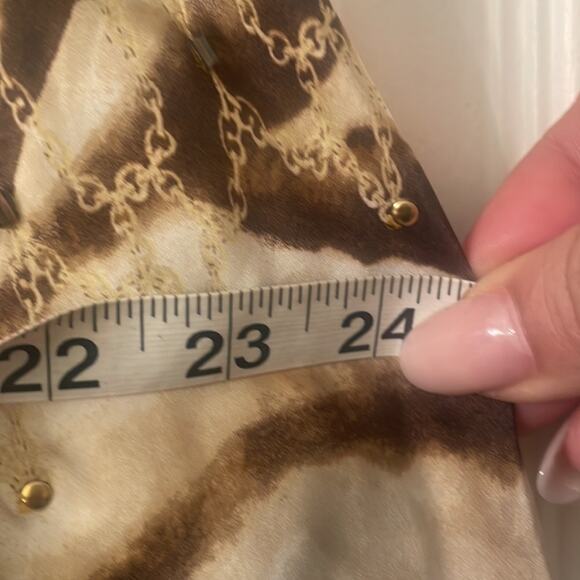 Chico’s animal print crystal and beaded embellished coverup tunic blouse XL - Picture 10 of 10